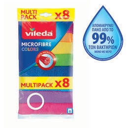 VILEDA ΠΕΤΣΕΤΕΣ MF COLORS 8T