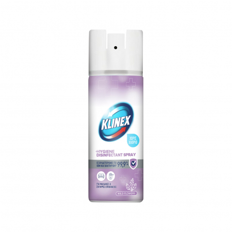 KLINEX SPRAY HYGIENE FLOWERS 400ML X 6TEM