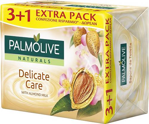 PALMOLIVE ΣΑΠΟΥΝΙ ALMOND MILK 3+1 (4X90)