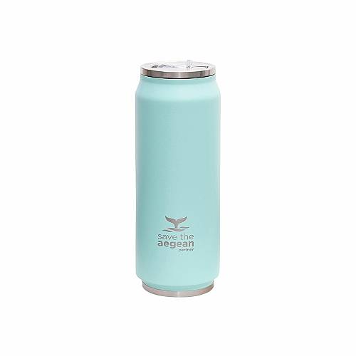 ΘΕΡΜΟΣ TRAVEL CUP SAVE THE AEGEAN 500ml BERMUDA GREEN