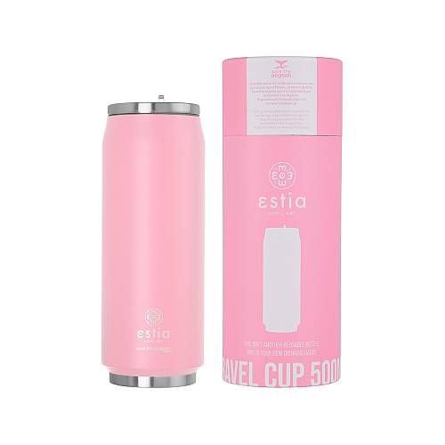 ΘΕΡΜΟΣ TRAVEL CUP SAVE THE AEGEAN 500ml BLOSSOM ROSE