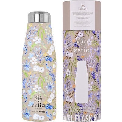 ΘΕΡΜΟΣ TRAVEL FLASK SAVE THE AEGEAN 500ml SYMPHONY TAUPE