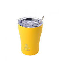 ESTIA ΘΕΡΜΟΣ COFFEE MUG SAVE THE AEGEAN 350ml PINEAPPLE YELLOW