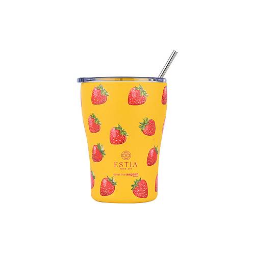 ESTIA COFFE MUG 350 ML  ΘΕΡΜΟΣ ΕΩΣ 12ΩΡΕΣ ΚΡΥΑ ΚΑΙ 6 ΩΡΕΣ ΖΕΣΤΑ ΡΟΦΗΜΑΤΑ