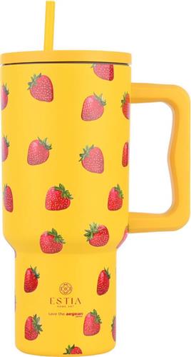 ESTIA ΚΟΥΠΑ ΘΕΡΜΟΣ ΜΕ ΛΑΒΗ ΚΑΙ ΚΑΛΑΜΑΚΙ 900ML STRAW TUMBLER XL
