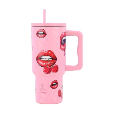 ESTIA ΚΟΥΠΑ ΘΕΡΜΟΣ ΜΕ ΛΑΒΗ 900 ML STRAW TUMBLER XL