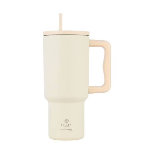 ESTIA ΚΟΥΠΑ ΘΕΡΜΟΣ ΜΕ ΛΑΒΗ ΚΑΙ ΚΑΛΑΜΑΚΙ 900ML STRAW TUMBLER XL