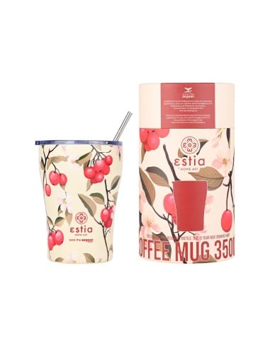 ESTIA COFFE MUG 350 ML  ΘΕΡΜΟΣ ΕΩΣ 12ΩΡΕΣ ΚΡΥΑ ΚΑΙ 6 ΩΡΕΣ ΖΕΣΤΑ ΡΟΦΗΜΑΤΑ