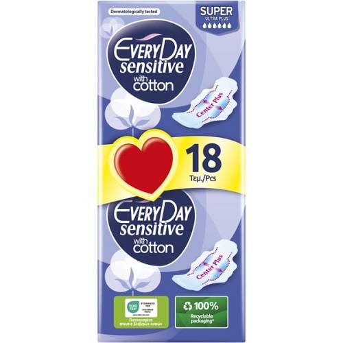 EVERY ΣΕΡΒΙΕΤΕΣ SENSITIVE ULTRA PLUS 18TMX