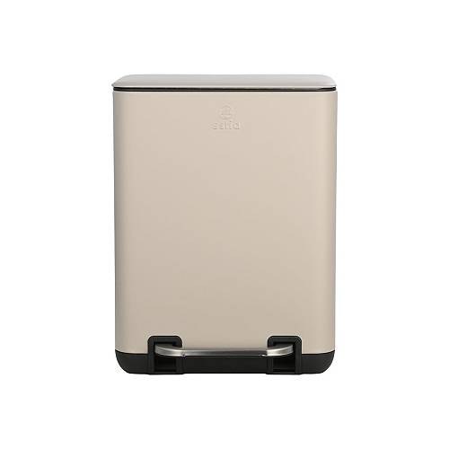 ΧΑΡΤΟΔΟΧΕΙΟ ΜΠΑΝΙΟΥ CUBIC SOFT CLOSE 6lt TAUPE