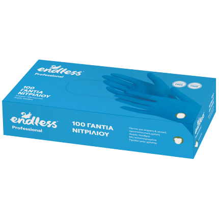EN.ΓΑΝΤIA ΝΙΤΡ.ΜΠΛΕ MED.GRADE 100τ Μ