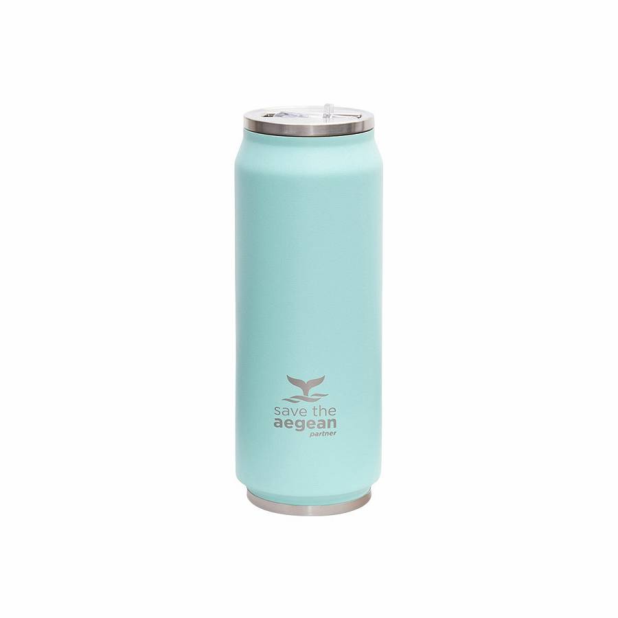 ΘΕΡΜΟΣ TRAVEL CUP SAVE THE AEGEAN 500ml BERMUDA GREEN