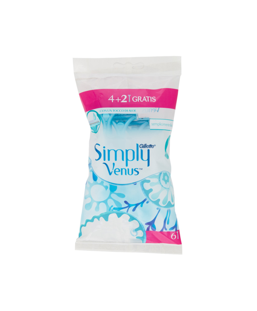 Gillette Simply Venus Women’s Razors 4+2