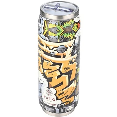 ESTIA ΘΕΡΜΟΣ TRAVEL CUP SAVE THE AEGEAN 500ml GRAFFITI RHYTHM