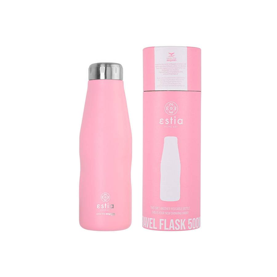 TRAVEL FLASK STA 500ML BLOSSOM ROSE