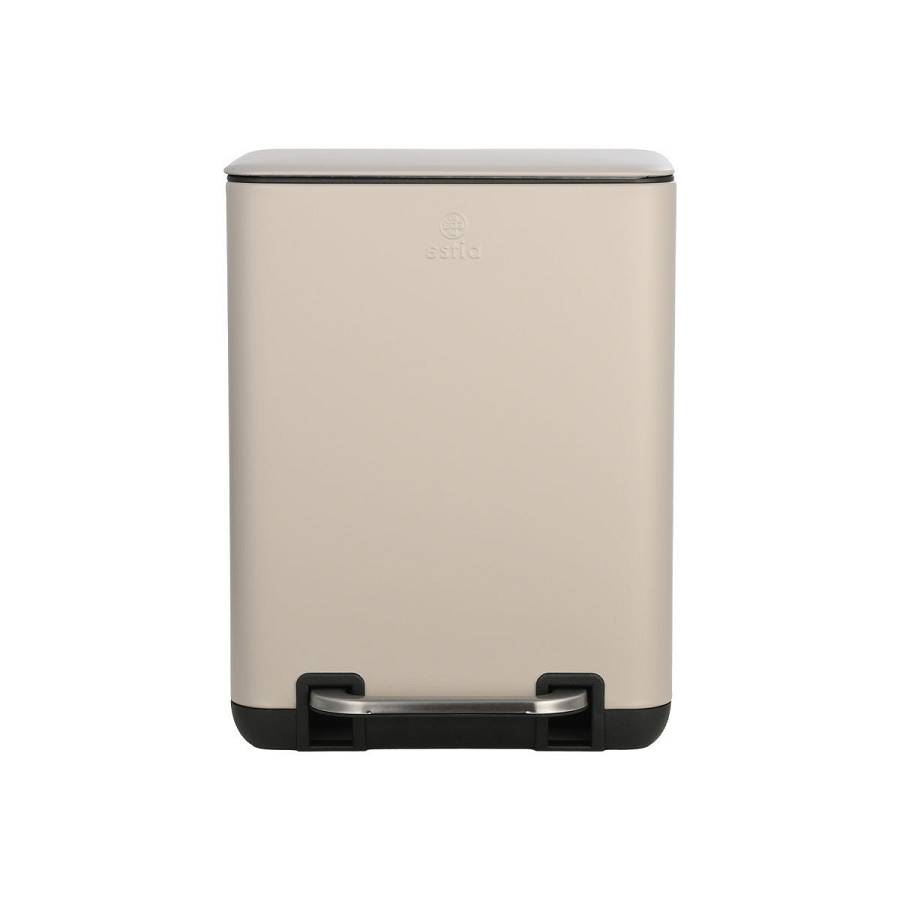 ΧΑΡΤΟΔΟΧΕΙΟ ΜΠΑΝΙΟΥ CUBIC SOFT CLOSE 6lt TAUPE