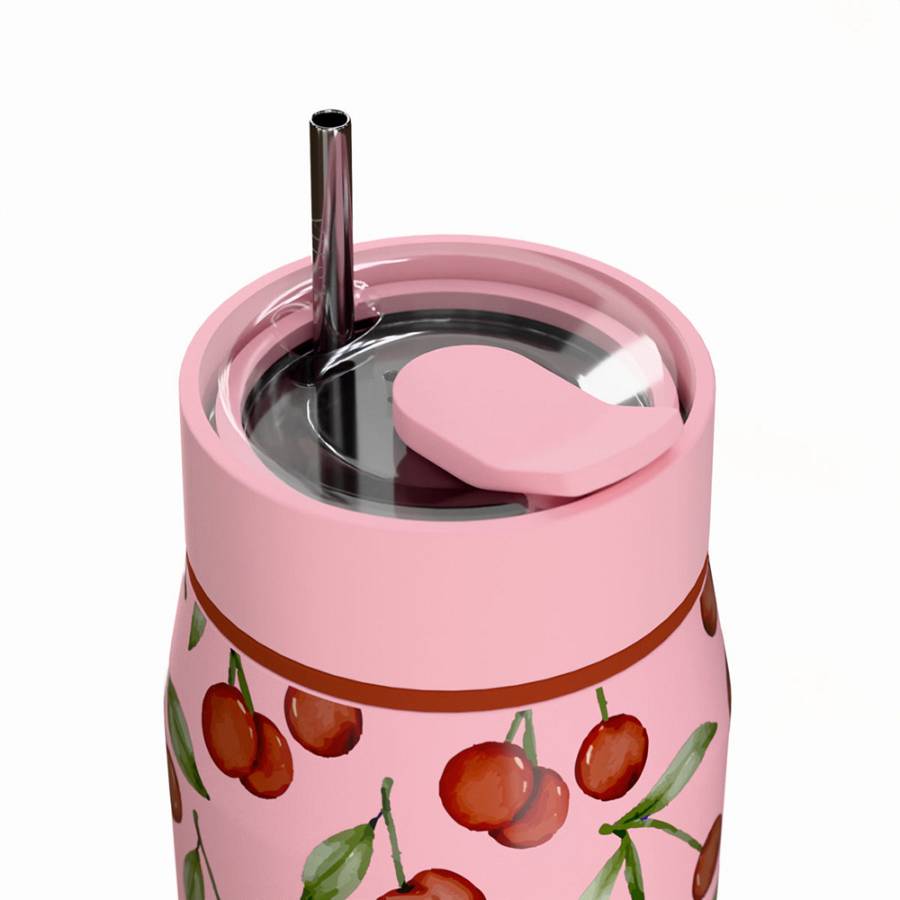 ΘΕΡΜΟΣ LENS SAVE THE AEGEAN 360ml CHERRY ROSE